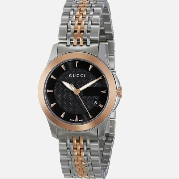 NEW Gucci Women's G-Timeless Black Dial Quartz Watch - Picture 1 of 2